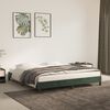 vidaXL Bedframe zonder matras 180x200 cm fluweel donkergroen