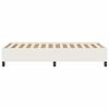 vidaXL Boxspring bed Cr&egrave;me 90 x 190 cm Katoenen stof