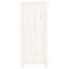 vidaXL Dressoir 70x35x80 cm massief grenenhout wit