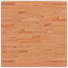 vidaXL Tafelblad vierkant 80x80x1,5 cm massief beukenhout