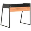 vidaXL Bureau 90x60x88 cm zwart en bruin
