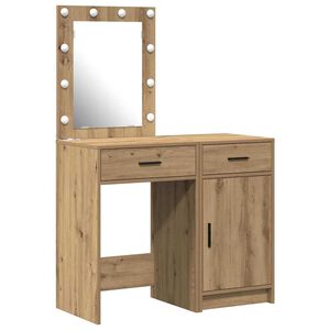vidaXL Plafondtafel 2 st Bruin 50 x 41 x 135 cm Bewerkt hout