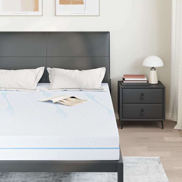 vidaXL Matras Wit 140 x 200 cm Schuim