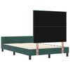 vidaXL Boxspringbed met hoofdeinde Donkergroen 120 x 190 cm Fluweel