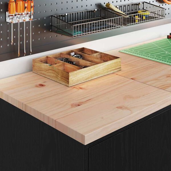 vidaXL Garagekast 40x51x85 cm massief grenenhout zwart