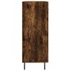vidaXL Dressoir 69,5x34x90 cm bewerkt hout gerookt eikenkleurig