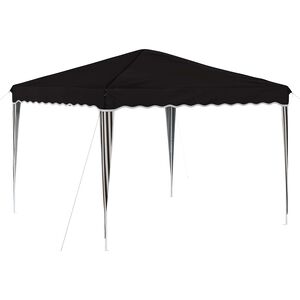 vidaXL Pop-up partytent 288 x 288 x 245 cm Zwart Oxford Stof