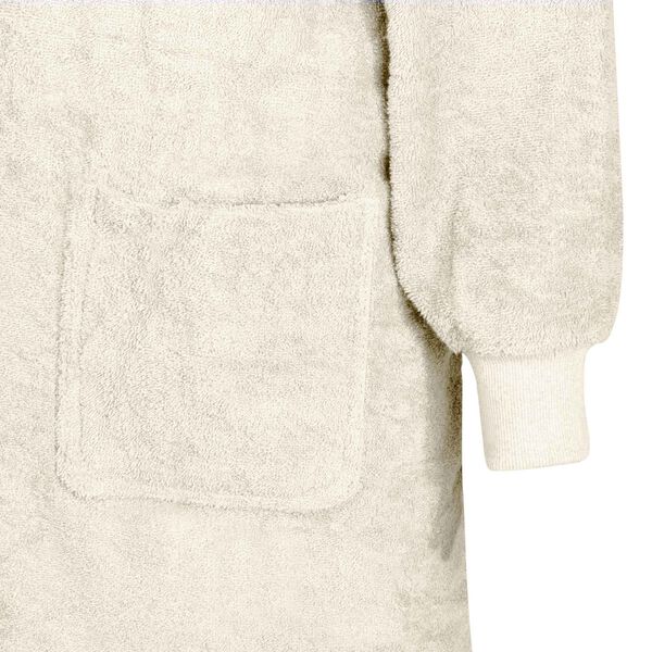 vidaXL Deken hoodie KINN Cr&egrave;me XXL Katoen