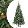 vidaXL Kunstmatige Inklapbare Kerstboom Groen 240 cm PE en PVC