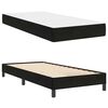 vidaXL Boxspringbed met matras Zwart 100 x 200 cm Stof