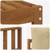 vidaXL Buiten bankenset met kussen 11 pcs Natuurlijk en Beige