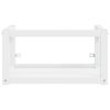 vidaXL Wastafelframe wandgemonteerd 59x38x31 cm ijzer wit