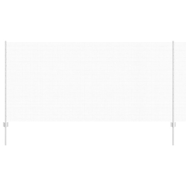 vidaXL Hek met Paal Zilver 1,2 x 50 m Staal