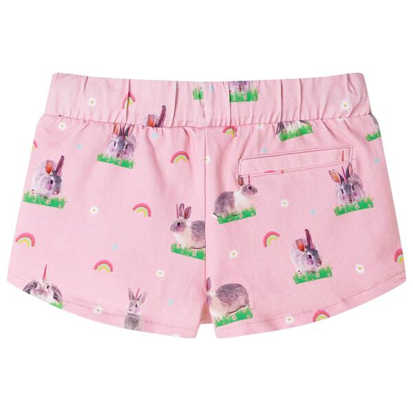 Kindershorts met trekkoord 140 lichtroze