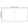 vidaXL Balkonscherm 400x100 cm poly rattan bruin en zwart