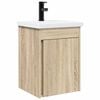 vidaXL Badkamermeubel met kraan Sonoma Eiken 42 x 40 x 74,5 cm