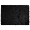 vidaXL Tapijt van imitatie TAFALLA Zwart 140 x 200 cm Polyester
