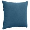 vidaXL Sofa Kussens 2 stuks Blauw 45 x 45 cm Cordstof
