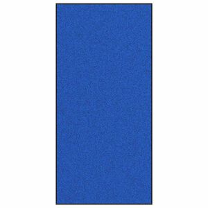 vidaXL Deurmat Blauw en Zwart 120 x 250 cm 100% Polyamide