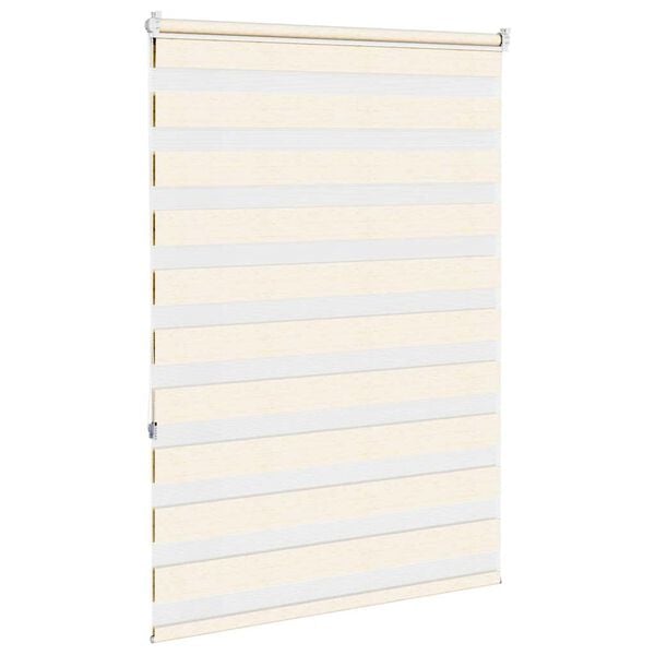 vidaXL Zebra rolgordijn 100x150 cm stofbreedte 95,9 cm marmerbeige