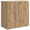 vidaXL Wandkast Artisanaal eiken 59 x 31 x 60 cm Bewerkt hout