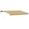 vidaXL Handmatige Luifelhouder met LED's 3,5 x 2,5 m
