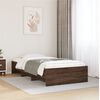 vidaXL Bedframe zonder matras bewerkt hout bruin eikenkleur 100x200 cm