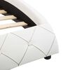 vidaXL Bedframe kunstleer wit 140x200 cm