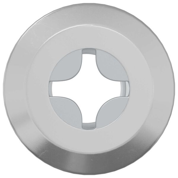 vidaXL Slotmoer 2 pcs Nikkel M6 x 25 mm Staal