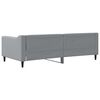 vidaXL Slaapbank 90x190 cm stof lichtgrijs