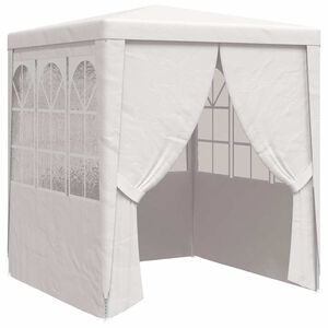 vidaXL Partytent met zijwanden professioneel 90 g/m&sup2; 2x2 m wit