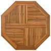 vidaXL Tafelblad achthoekig 60x60x2,5 cm massief teakhout