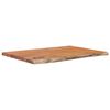 vidaXL Tafelblad rechthoekig natuurlijke rand 80x60x2,5 cm acaciahout