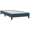 vidaXL Boxspring met matras en LED fluweel donkerblauw 80x210 cm