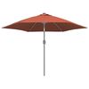 vidaXL Vervangingsdoek voor parasol 300 cm terracottakleurig