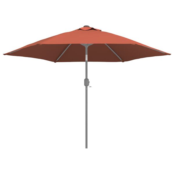 vidaXL Vervangingsdoek voor parasol 300 cm terracottakleurig