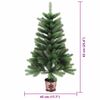 vidaXL Kerstboom met 150 LED met standaard Groen 65 cm PE
