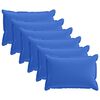 vidaXL Kussensloop 6 st HOUTEN Koninklijk Blauw 40 x 60 cm Polyester