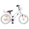 vidaXL Kinderfiets 18 Inch voor 5-7 jaar Wit