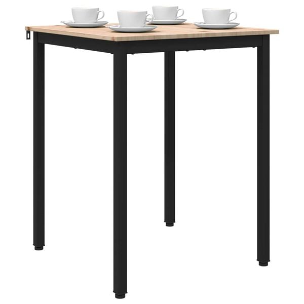 vidaXL Eettafel Naturel 150 x 90 x 75 cm Massief grenenhout