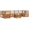 vidaXL Sofa-Sets 8 pcs Naturel Massief Acaciahout
