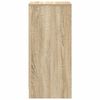 vidaXL Dressoir 29,5x34x76 cm bewerkt hout sonoma eikenkleurig