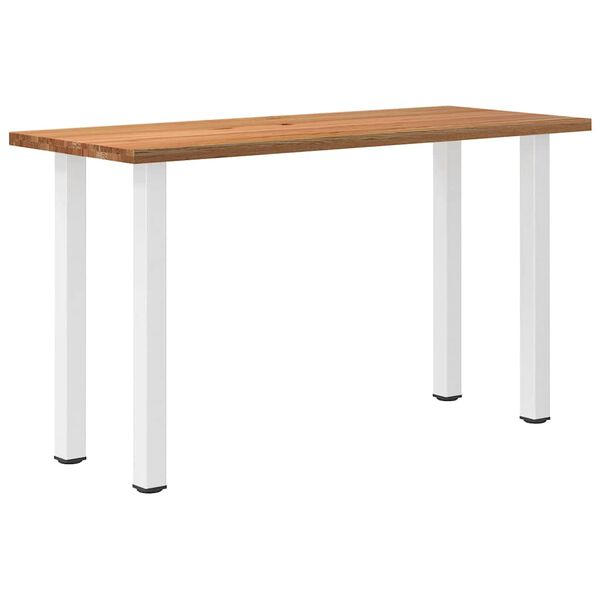 vidaXL Bartafel rechthoekig 200x80x112 cm massief eikenhout lichtbruin