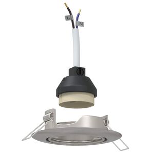 vidaXL Spotje 6 pcs Zilver 9 x 9 x 2.5 cm Metaal