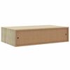 vidaXL Wandschappen 2 st met lade 40x23,5x10 cm MDF eikenkleurig
