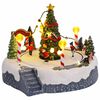 vidaXL Kerstdorp Decoratie 22 x 21,5 x 17 cm Kunststof Meerkleurig