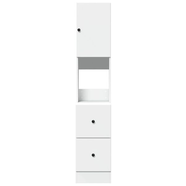 vidaXL Keukenkast 35x50x180 cm bewerkt hout wit