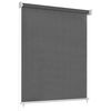 vidaXL Rolgordijn voor buiten 65(B)x230(H) cm antracietkleurig