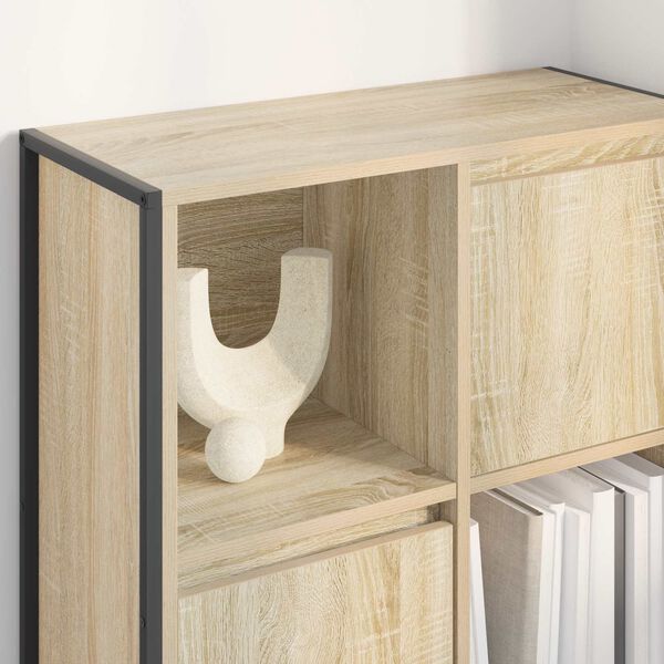 vidaXL Boekenkast Sonoma 68 x 30 x 108.5 cm Bewerkt hout