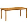 vidaXL Tuintafel 180x90x75 cm massief acaciahout